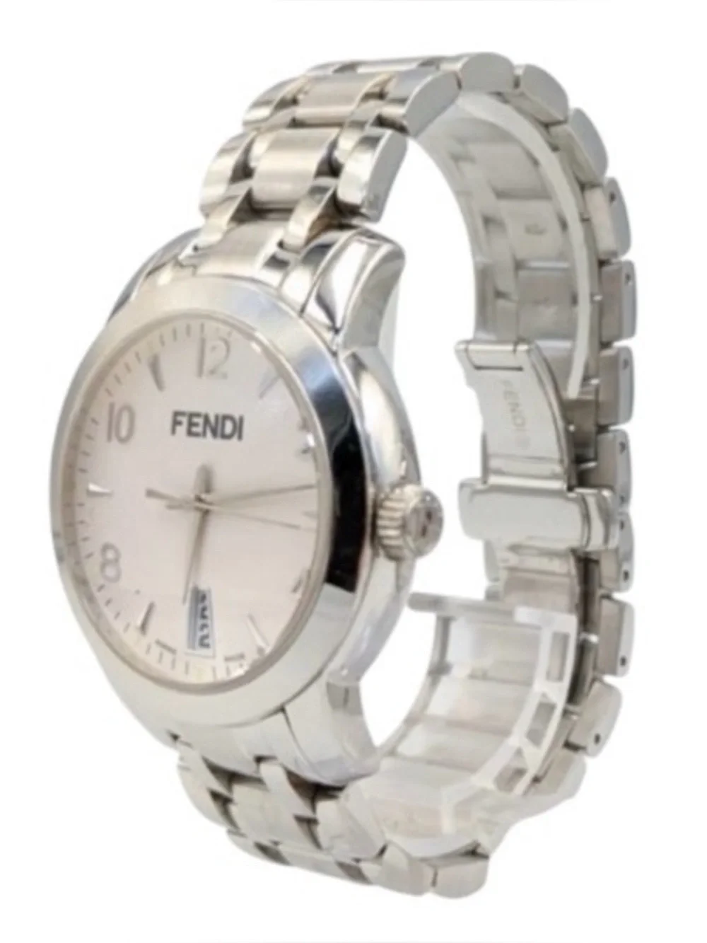 Authentic Fendi luxury designer stainless steel watch